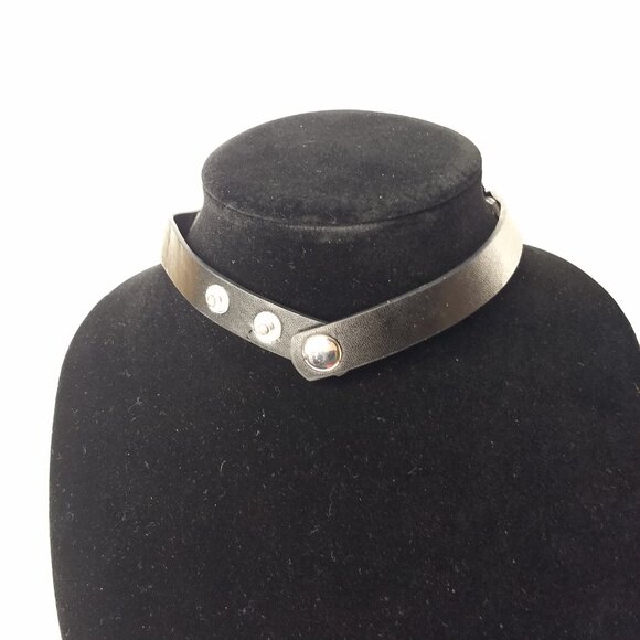 Triangular Choker Marked Red Rhinestone Goth Whimsigoth Dark Academia Adjustable - Picture 4 of 10